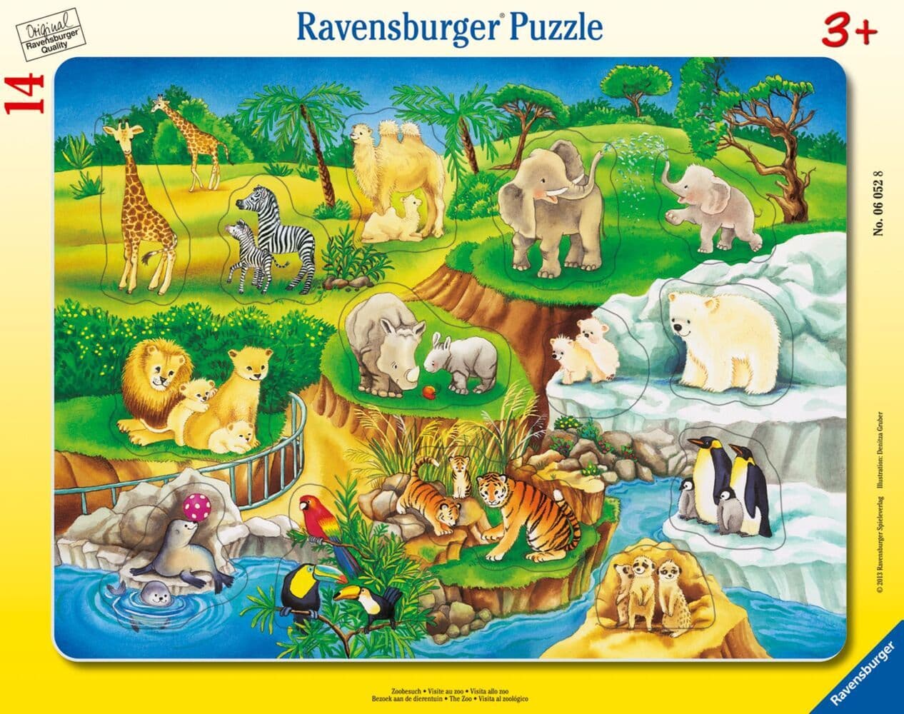 Ravensburger - Zoobesuch, 14 Teile