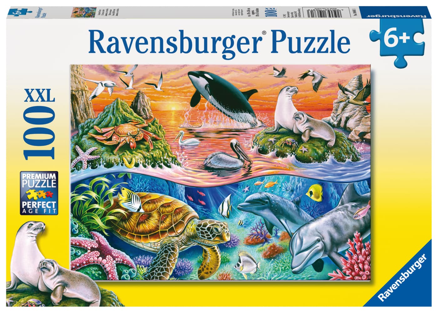 Bunter Ozean. Puzzle 100 Teile XXL