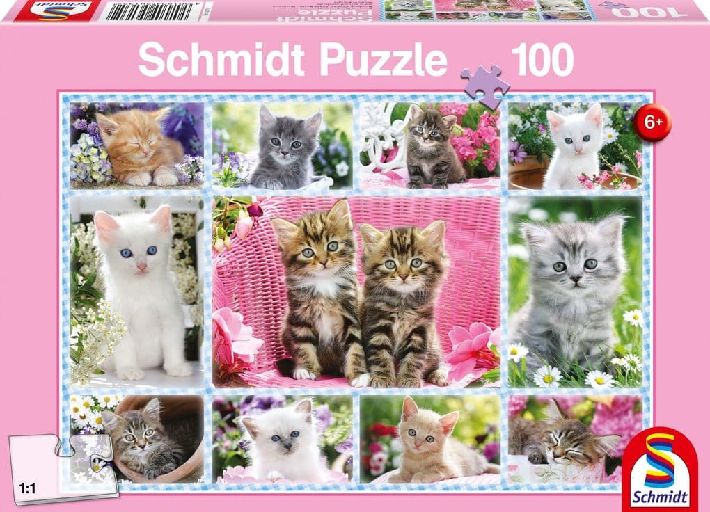 Katzenbabies. Puzzle 100 Teile