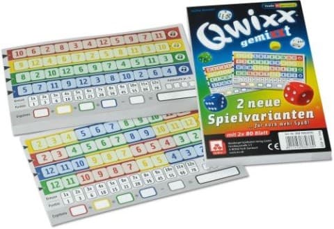 Qwixx gemiXXT - 2er Set Zusatzblöcke