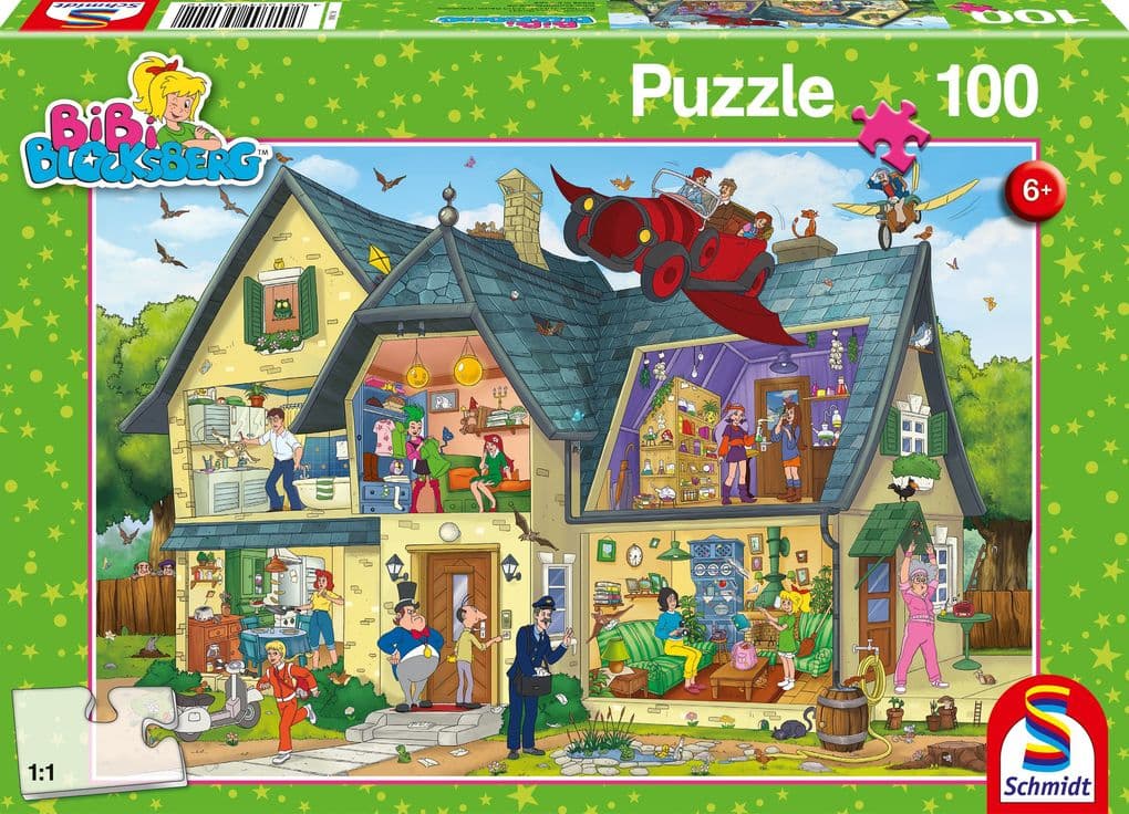 Bibi Blocksberg, Bei Blocksbergs ist was los! Puzzle100 Teile
