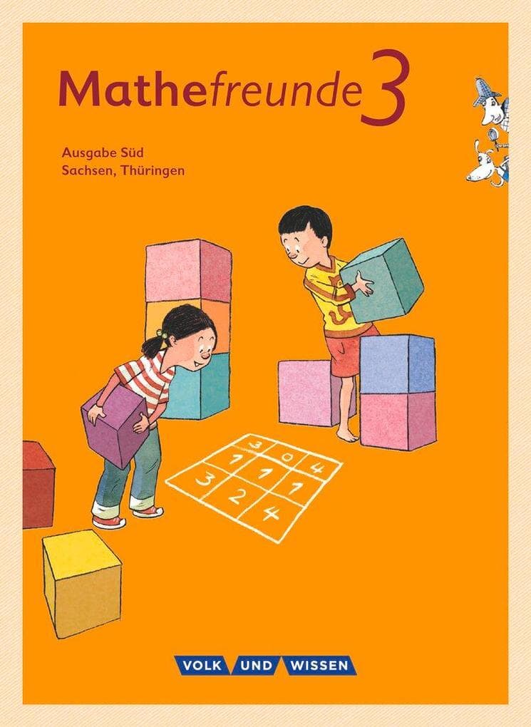 Mathefreunde 3. Schuljahr. Schülerbuch mit Kartonbeilagen Süd.