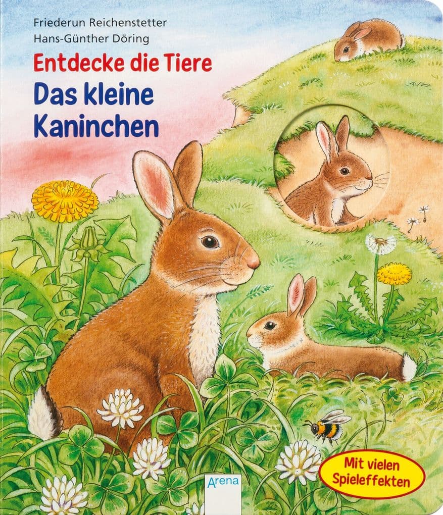 Entdecke die Tiere. Das kleine Kaninchen