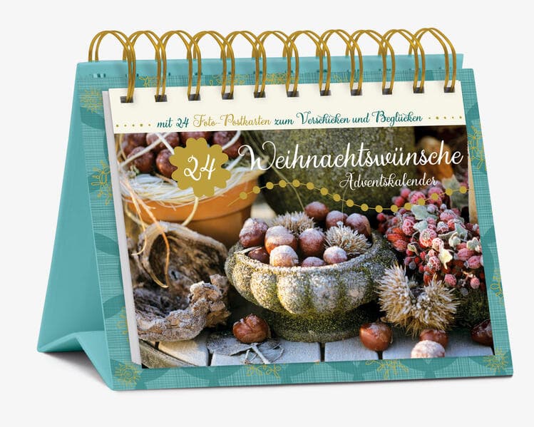 Tisch-Adventskalender "24 Weihnachtswünsche"