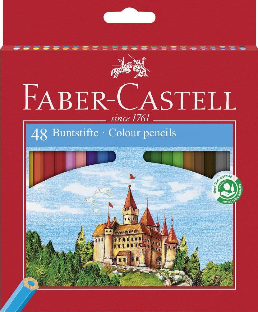 Faber-Castell Buntstifte Castle, 48er Set