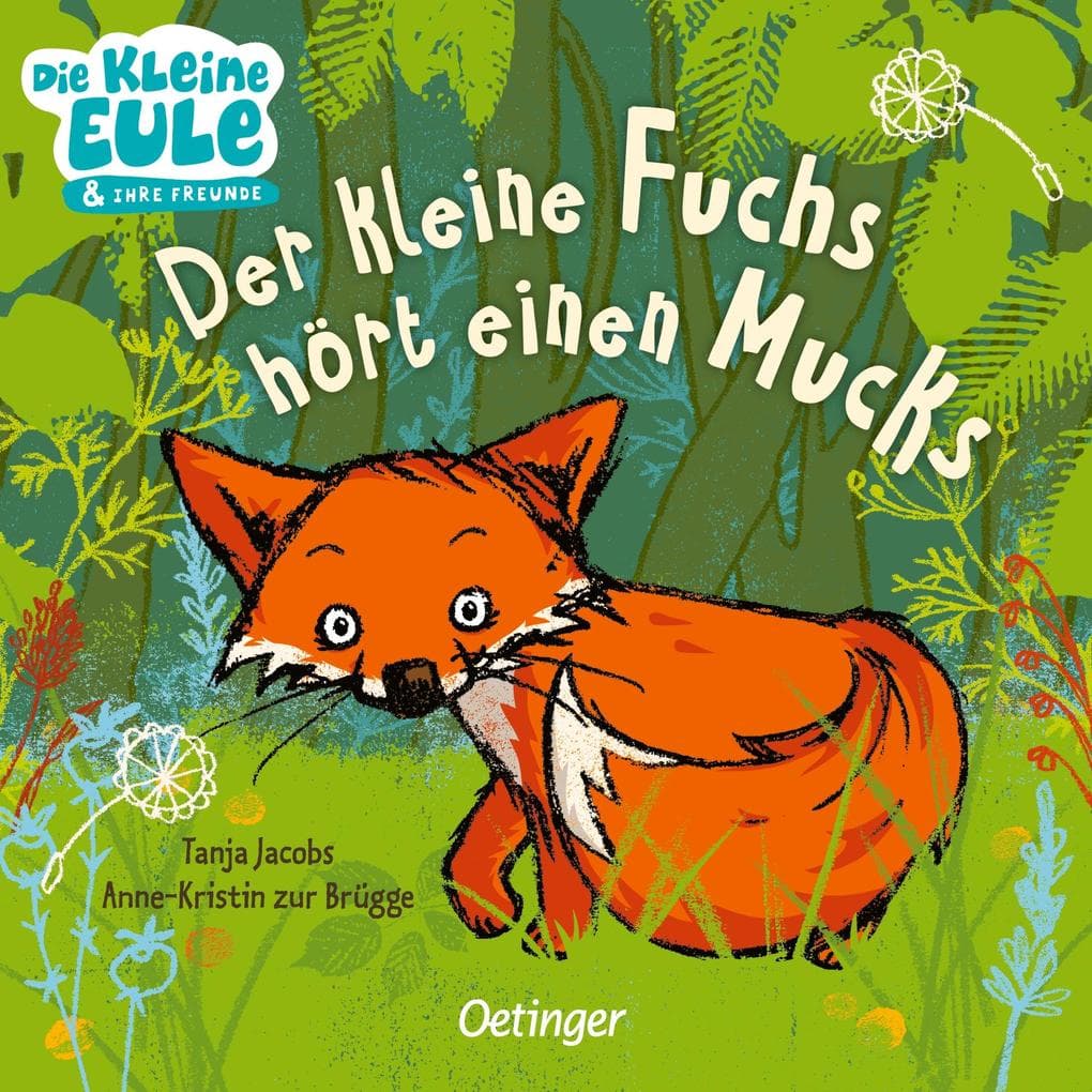 Der kleine Fuchs hört einen Mucks