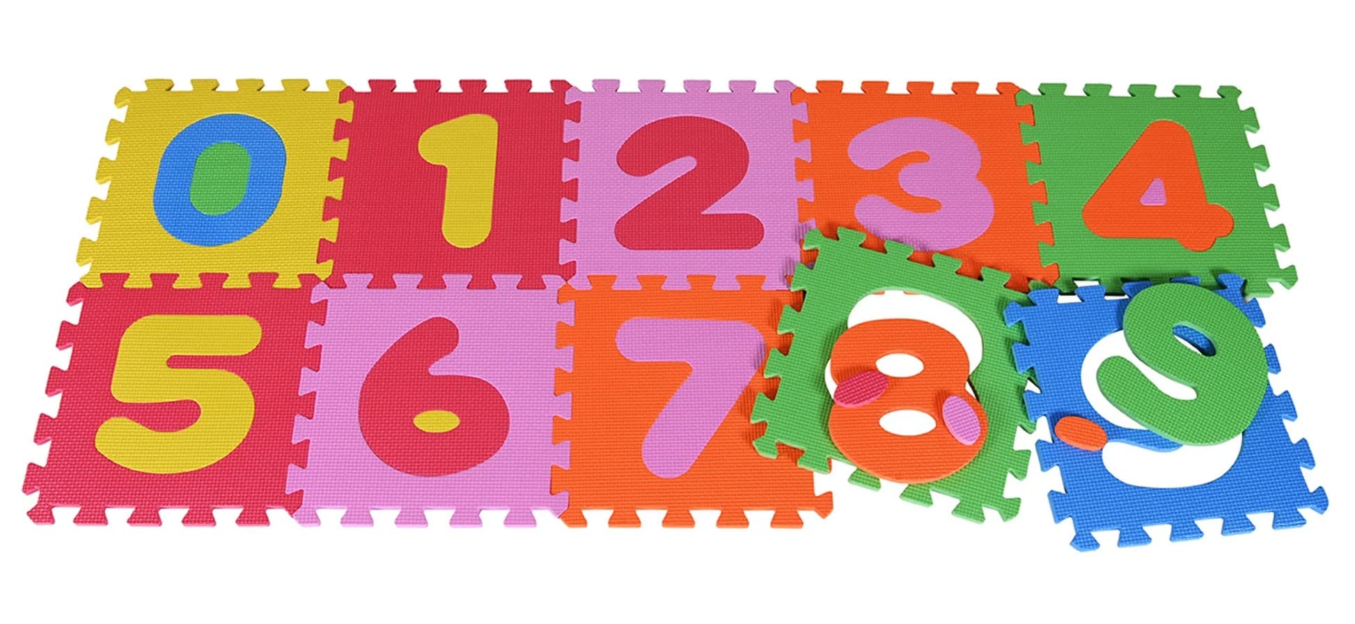 knorr toys - Puzzlematte - Zahlen, 10 tlg., 30cm