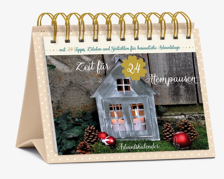 "Tisch-Adventskalender ""Zeit für 24 Atempausen"""