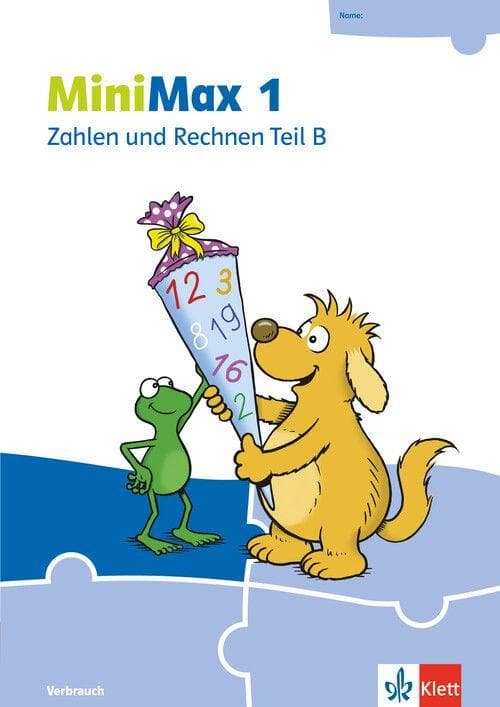 MiniMax 1. Schülerpaket (4 Themenhefte: Zahlen und Rechnen A, Zahlen und Rechnen B, Größen und Sachrechnen, Geometrie) - Verbrauchsmaterial Klasse 1