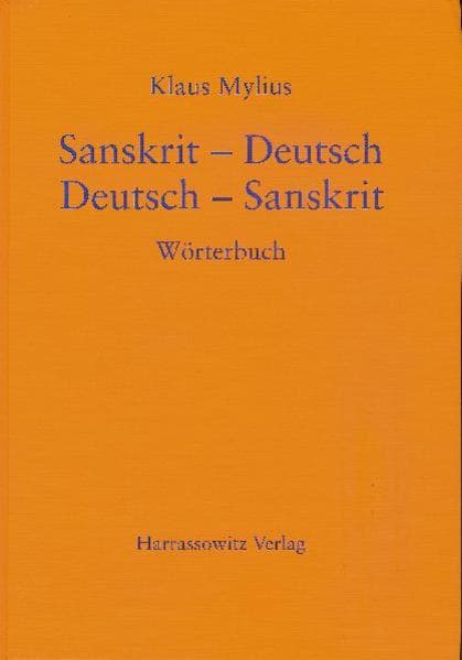 Wörterbuch Sanskrit-Deutsch /Deutsch-Sanskrit