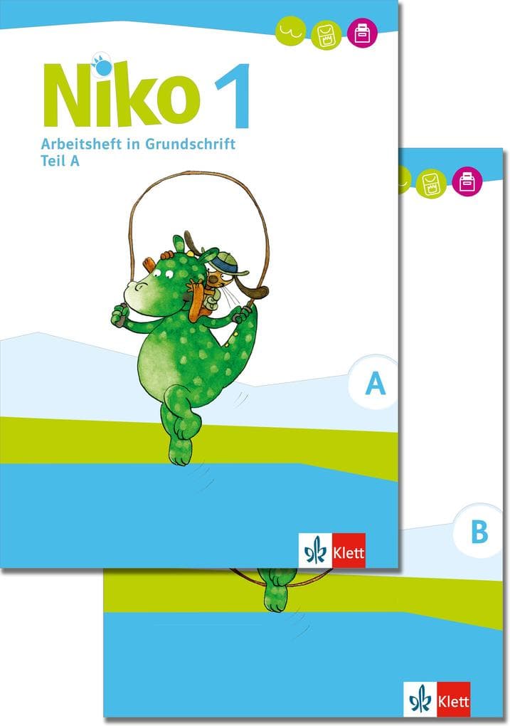 Niko 1. Paket: Arbeitsheft in Grundschrift, Grundschriftlehrgang Klasse 1