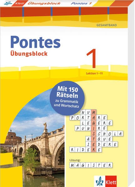 Pontes 1 Gesamtband (ab 2020) - Übungsblock zum Schulbuch 1. Lernjahr. Lektion 1-11