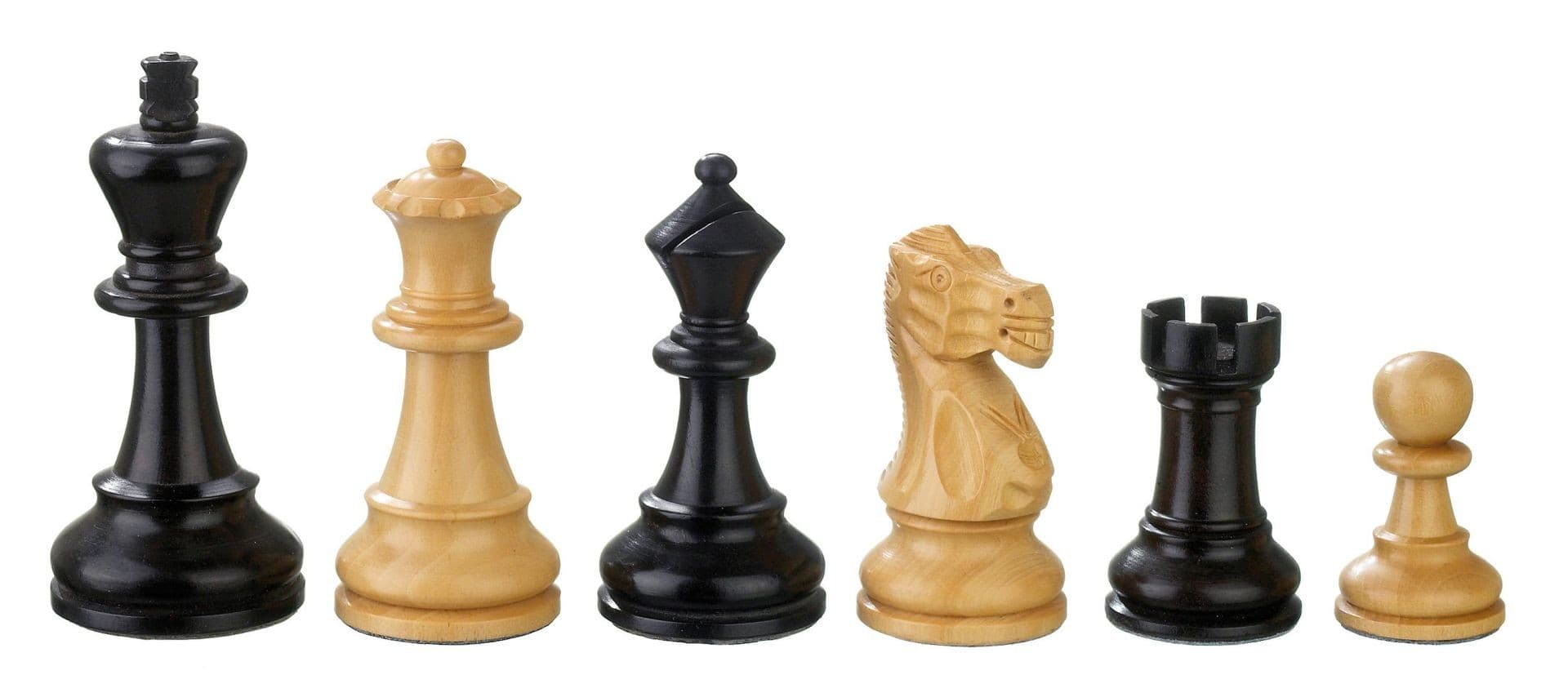 Philos 21401 - Schachfiguren Hadrian, Königshöhe 90 mm in Set-Up Box