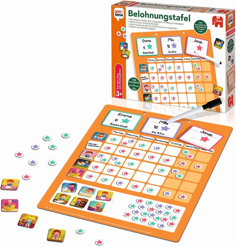 Jumbo Spiele - ich lerne Belohnungstafel