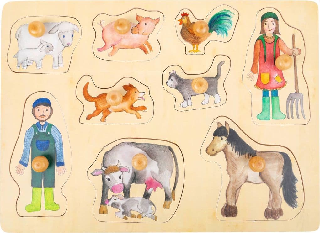 small foot - Setzpuzzle Bauernhof und Landleben