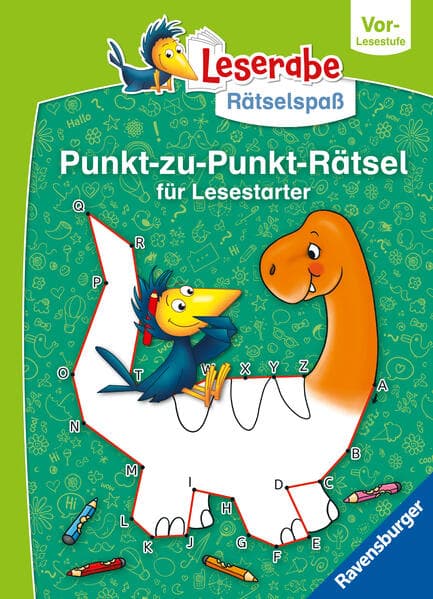 Leserabe - Rätselspaß - Punkt-zu-Punkt-Rätsel für Lesestarter (Vor-Lesestufe)