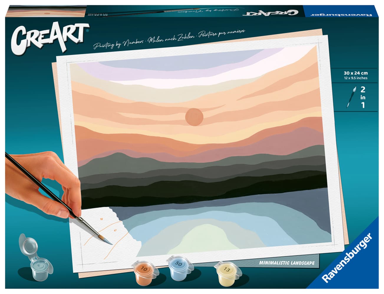 Ravensburger - Malen nach Zahlen - CreArt - Minimalistic Landscape