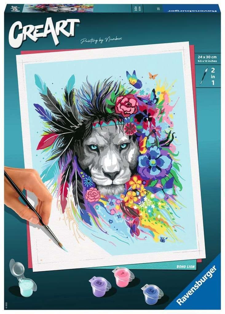 Ravensburger - Malen nach Zahlen - Boho Lion