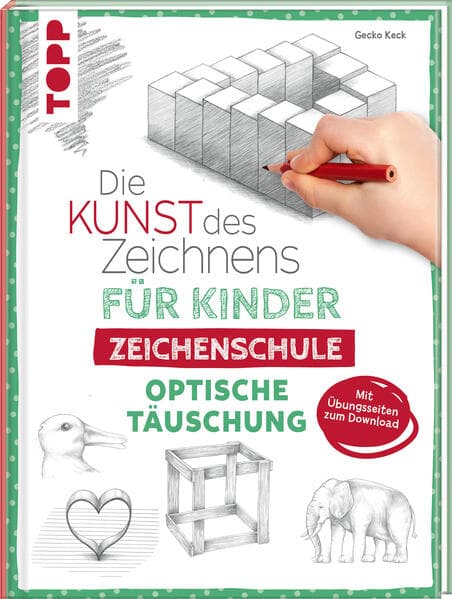 Die Kunst des Zeichnens für Kinder Zeichenschule - Optische Täuschung
