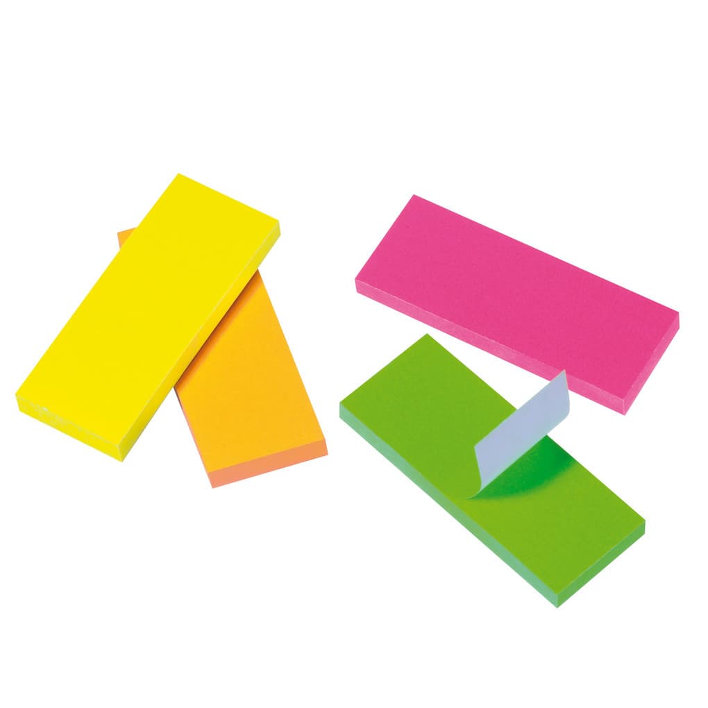 Herlitz Haft-Memos 20x50mm 4x50 Stück neonfarben