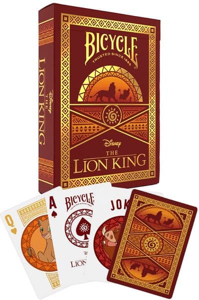 Bicycle Disney - Lion King (Designer Spielkarten, Poker, Skat,...)
