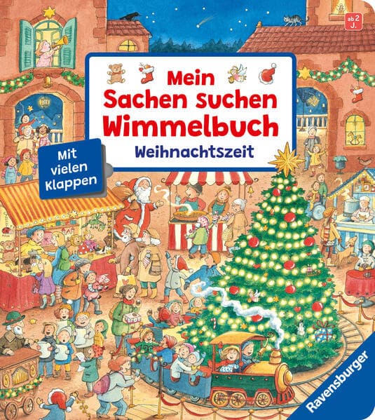 Mein Sachen suchen Wimmelbuch: Weihnachtszeit