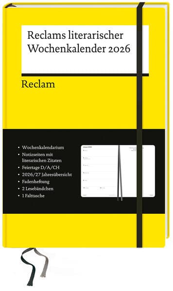 Reclams literarischer Wochenkalender 2026