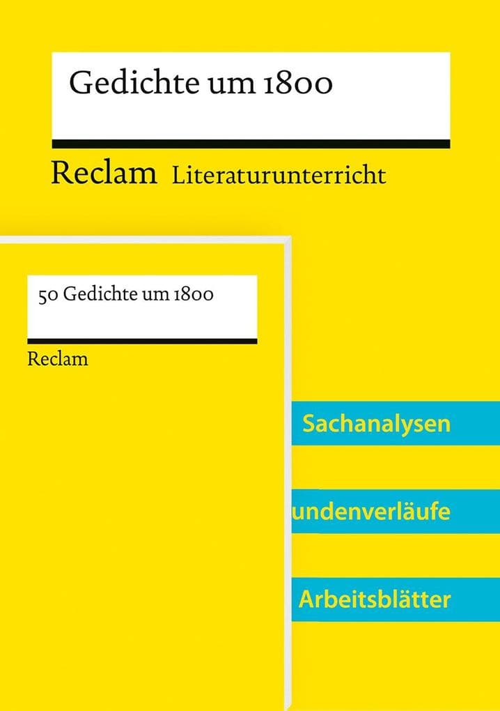 Lehrerpaket zum länderübergreifenden Abiturthema 2027-2029 'Literatur um 1800' (Textausgabe + Lehrerband)