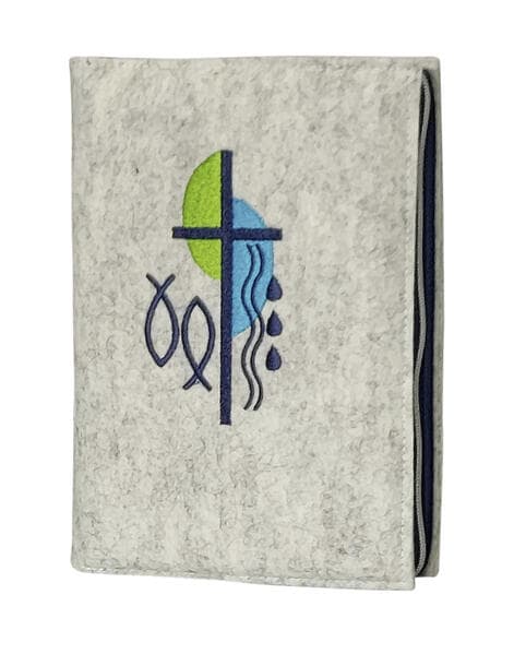 Gotteslobhülle Wollfilz natur