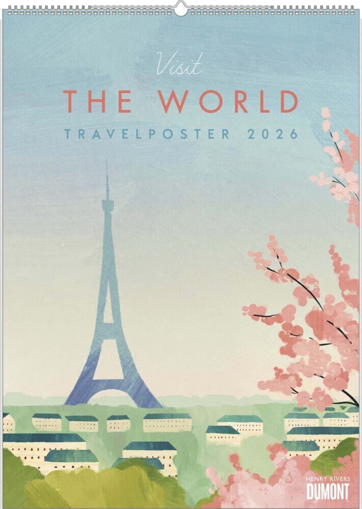 Travelposter 2026 - Reiseplakate-Kalender von DUMONT- Wand-Kalender - Poster-Format 50 x 70 cm