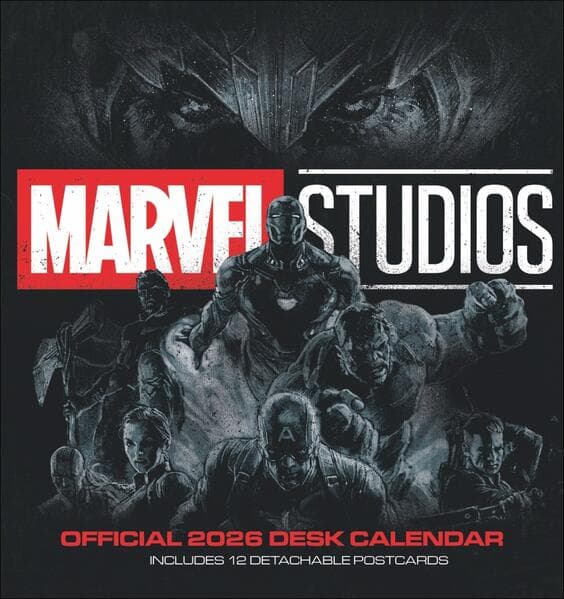 Marvel Postkartenkalender 2026