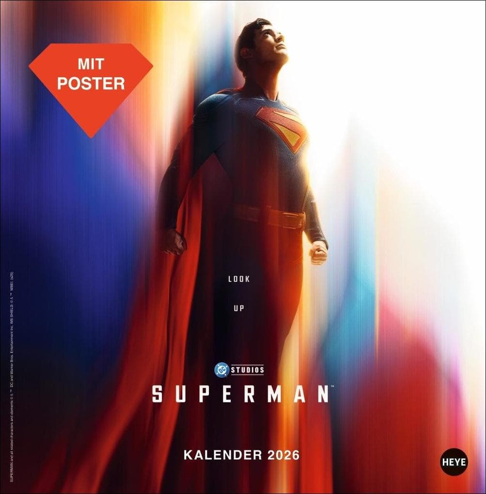 Superman Broschurkalender 2026