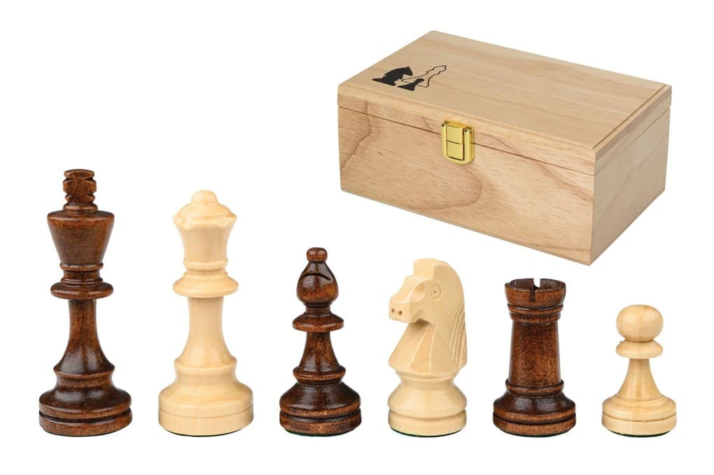Philos 2091 - Schachfiguren Richard, Königshöhe 76 mm, in Holzbox