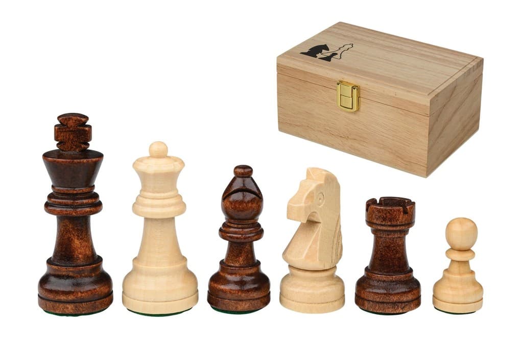 Philos 2090 - Schachfiguren Richard, Königshöhe 63 mm, in Holzbox