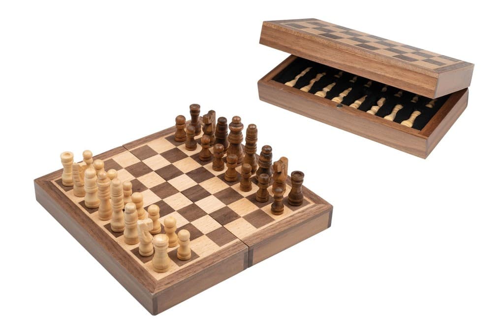 Philos 2760 - Schachkassette mit Schachfiguren, Feld 16 mm, KH 39 mm, magnetisch, Reise