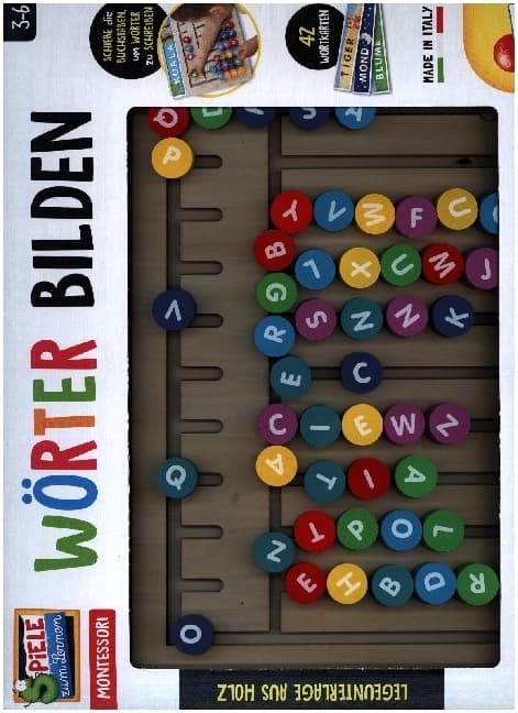 MONTESSORI Schaft Wörter