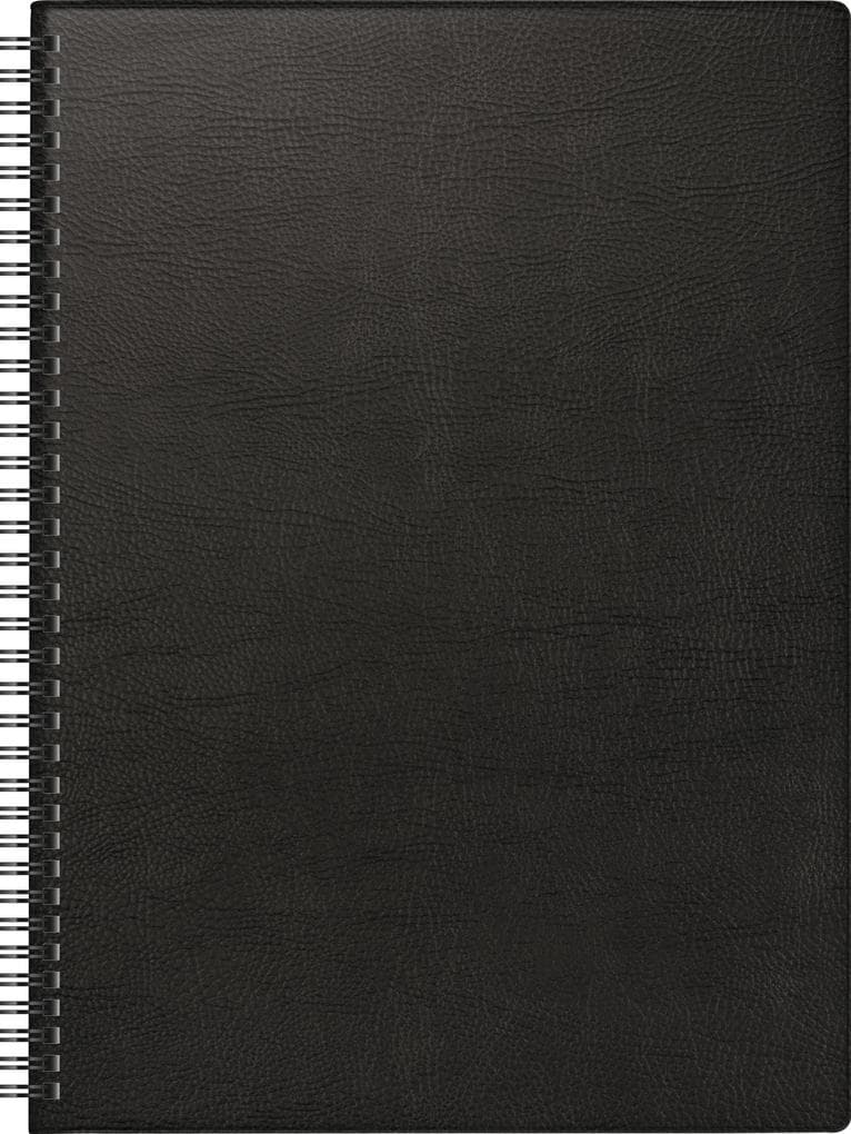 BRUNNEN 1078101906 | Buchkalender Mod. 781 2026 | A4, Kunststoff, schwarz