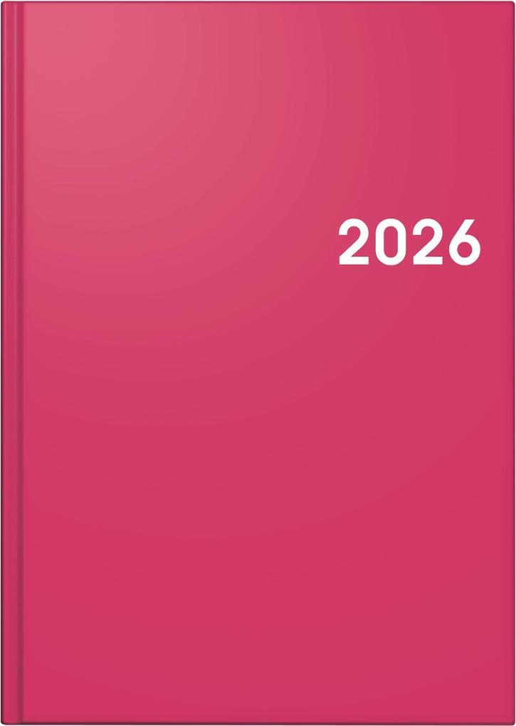 BRUNNEN 1079561646 | Buchkalender Mod. 795 2026 | A5, Papier, pink