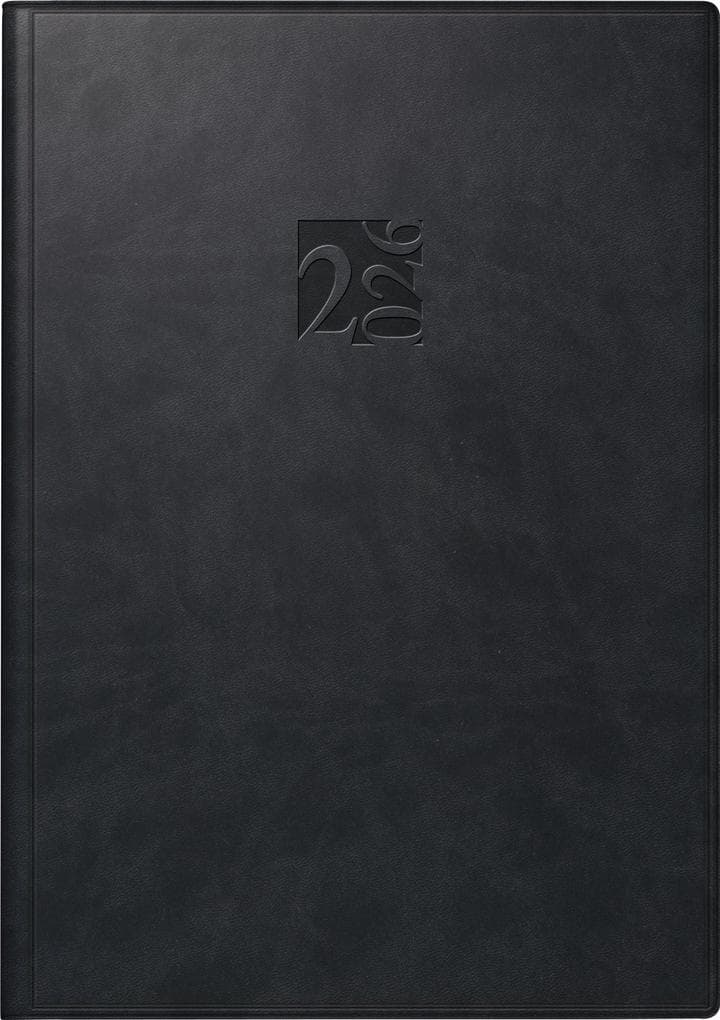 rido/idé 7023005906 | Buchkalender Mod. studioplan int. 2026 | 168×240 mm, Kunstleder, schwarz