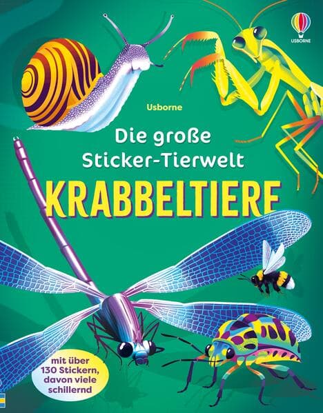 Die große Sticker-Tierwelt: Krabbeltiere