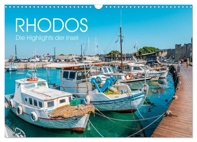 Rhodos - Die Highlights der Insel (Wandkalender 2026 DIN A3 quer), CALVENDO Monatskalender