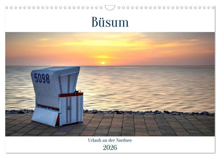 Büsum - Urlaub an der Nordsee (Wandkalender 2026 DIN A3 quer), CALVENDO Monatskalender