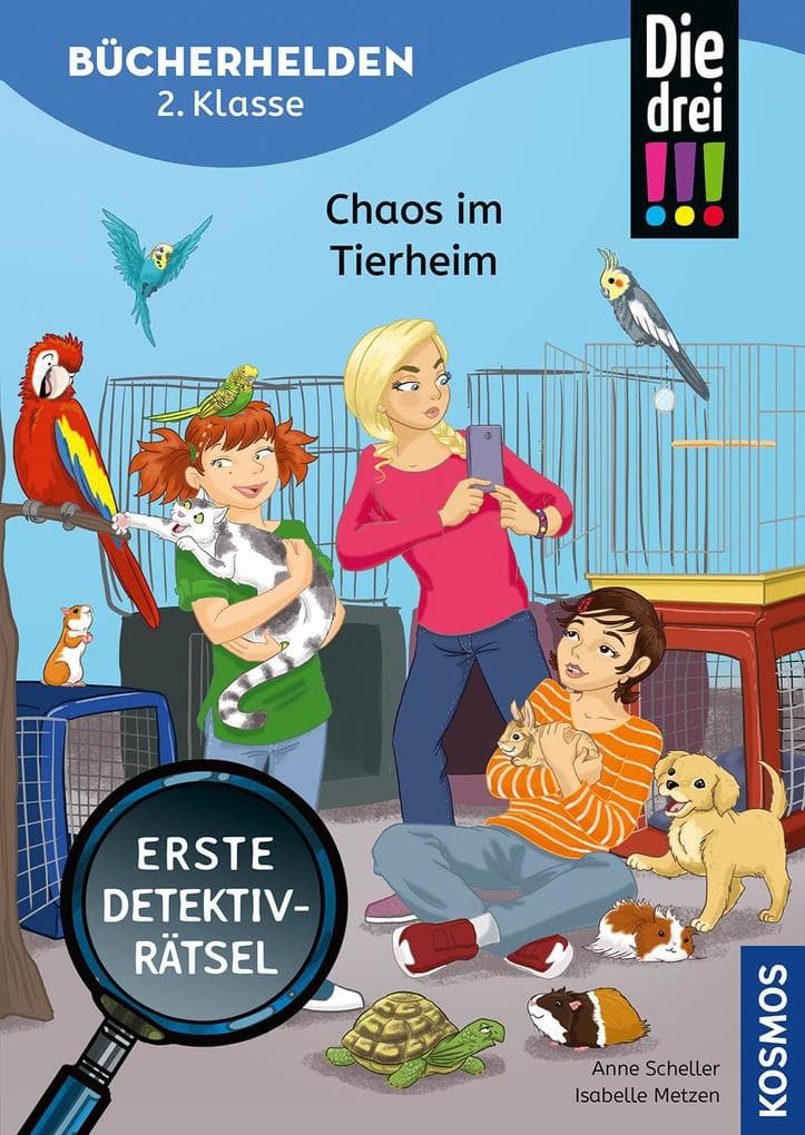Die drei !!!, Bücherhelden 2. Klasse, Chaos im Tierheim