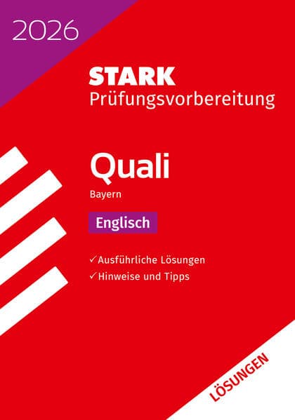 STARK Lösungen zu Englisch 9. Klasse - Quali Mittelschule 2026 Bayern - Prüfungsvorbereitung