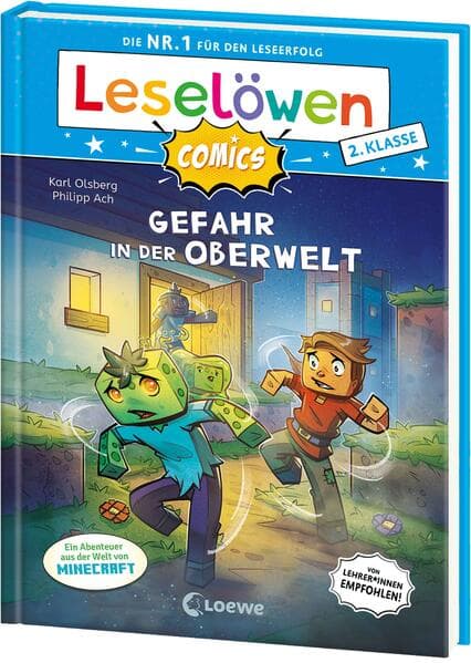 Leselöwen Comics 2. Klasse - Gefahr in der Oberwelt