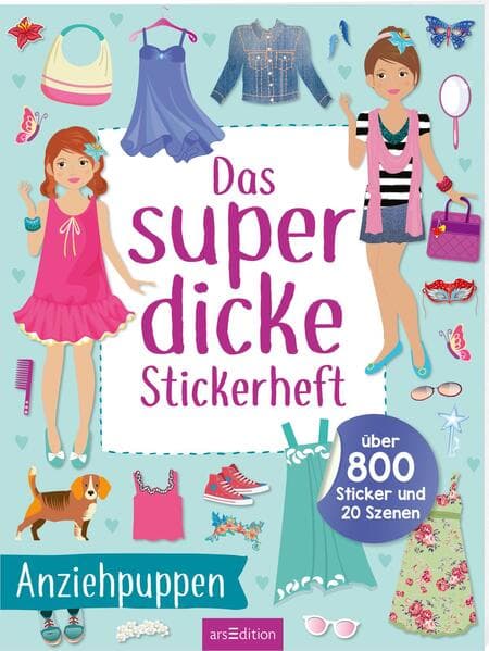 Das superdicke Stickerheft - Anziehpuppen