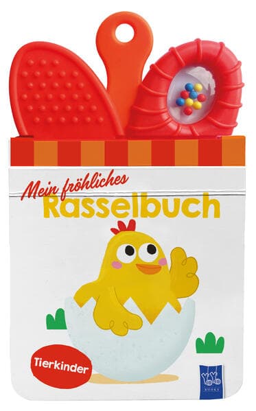 Mein fröhliches Rasselbuch - Tierkinder