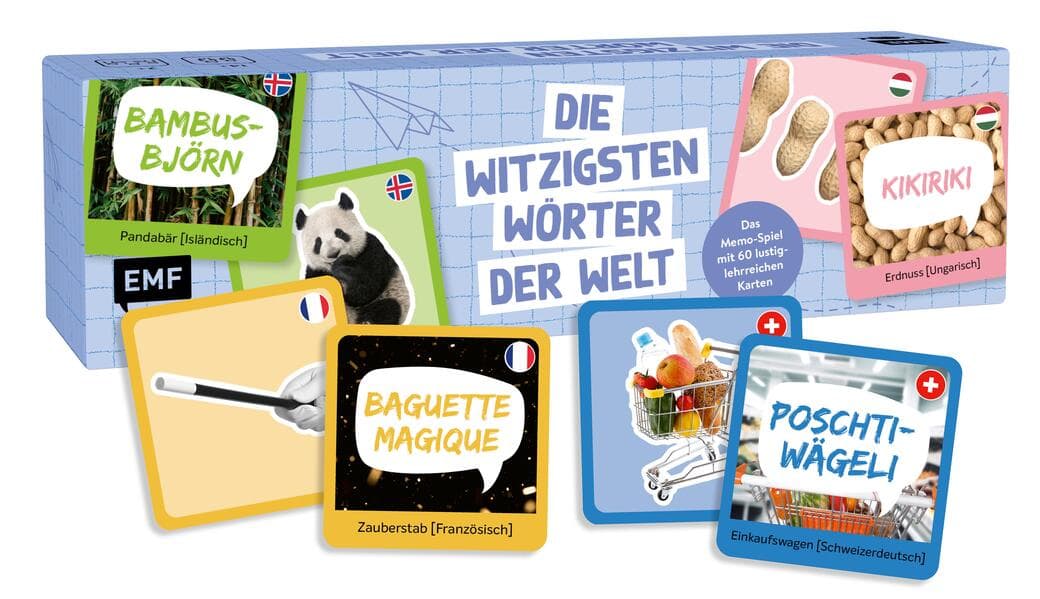 Memo-Spiel: Die witzigsten Wörter der Welt