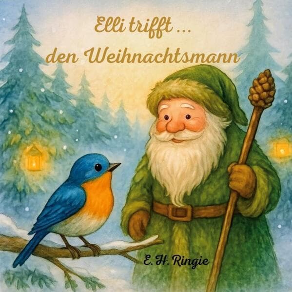 Elli trift den Weihnachtsmann