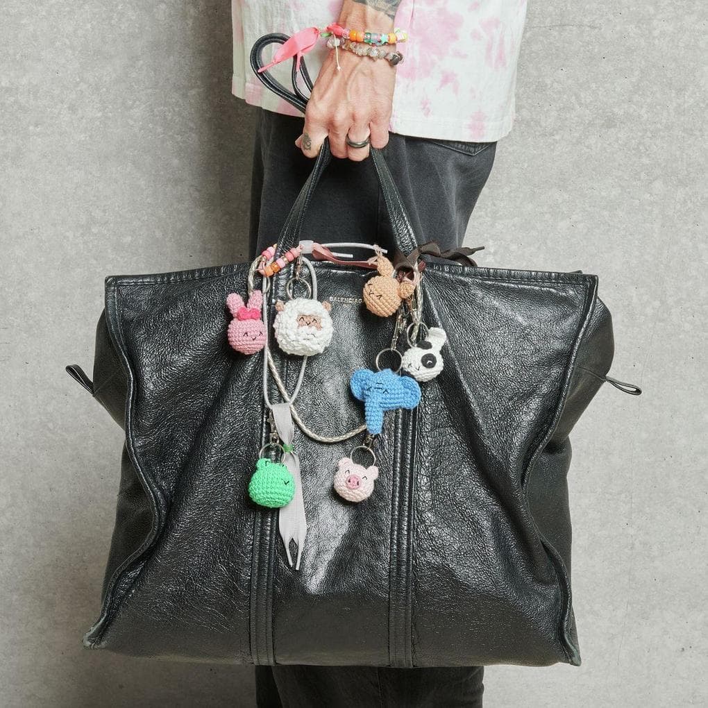 Ricorumi Häkelset "Schlüsselanhänger Chingu" - Animals, 9 Farben, 7 Schlüsselringe, Häkelnadel, Nähnadel, Anleitung D/GB/F/NL/ES